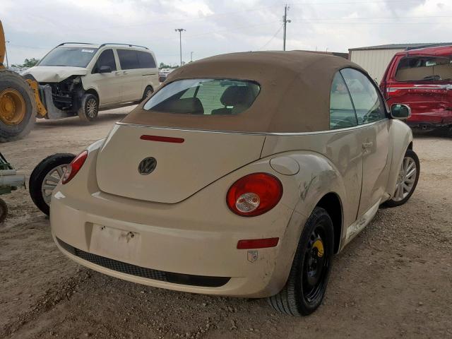 3VWRF31Y18M408797 - 2008 VOLKSWAGEN NEW BEETLE Beige Foto 4