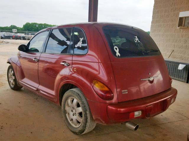 3C4FY58B24T239225 - 2004 CHRYSLER PT CRUISER RED photo 3