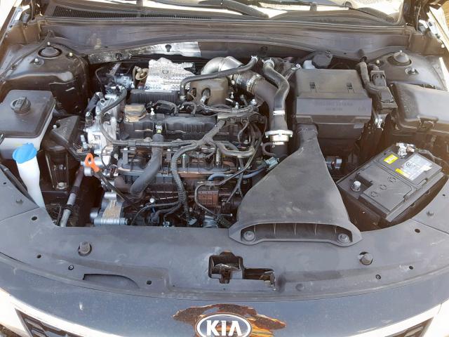 5XXGV4L21KG300071 - 2019 KIA OPTIMA SXL BLACK photo 7