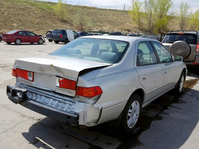 4T1BF28K01U125031 - 2001 TOYOTA CAMRY LE SILVER photo 4