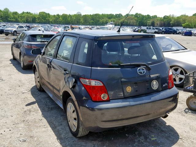 JTKKT624560158645 - 2006 TOYOTA SCION XA CHARCOAL photo 3