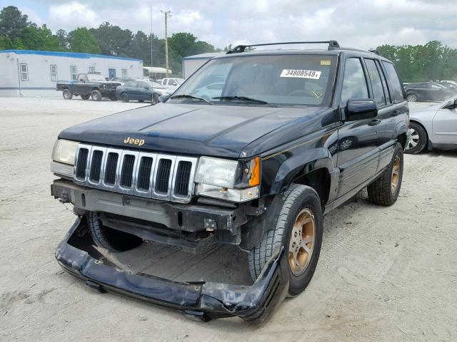 1J4FX78S9TC323948 - 1996 JEEP GRAND CHER BLACK photo 2