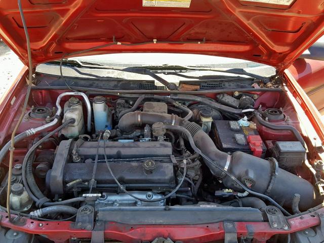 3FAKP1135YR189796 - 2000 FORD ESCORT ZX2 RED photo 7