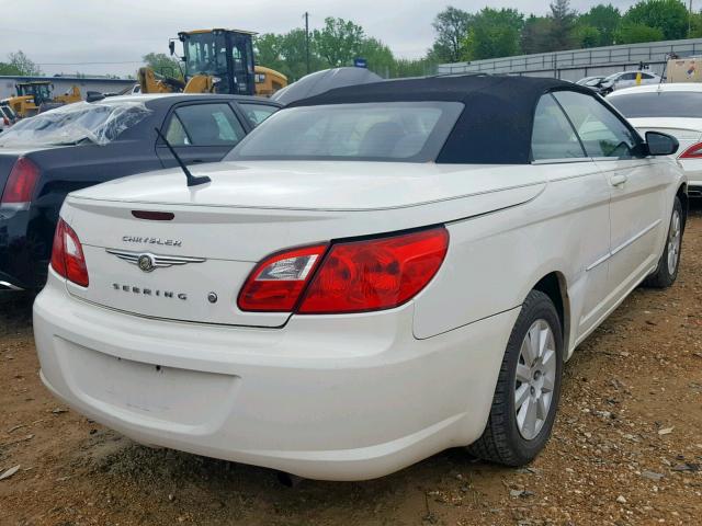 1C3LC45B39N540095 - 2009 CHRYSLER SEBRING LX WHITE photo 4