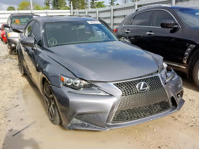 JTHBE1D2XG5024720 - 2016 LEXUS IS 350 GRAY photo 1