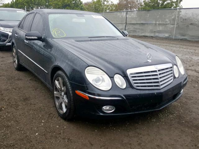 WDBUF56X37B105257 - 2007 MERCEDES-BENZ E 350 BLACK photo 1