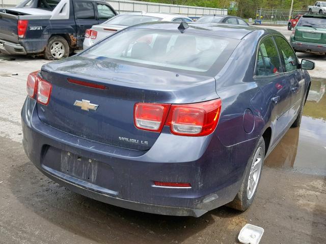 1G11B5SL8EF189416 - 2014 CHEVROLET MALIBU LS BLUE photo 4