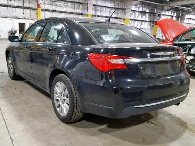 1C3CCBAB6EN212691 - 2014 CHRYSLER 200 LX BLACK photo 3