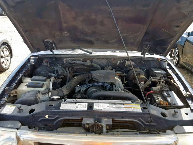 4F4YR12C81TM04208 - 2001 MAZDA B2500 GRAY photo 7