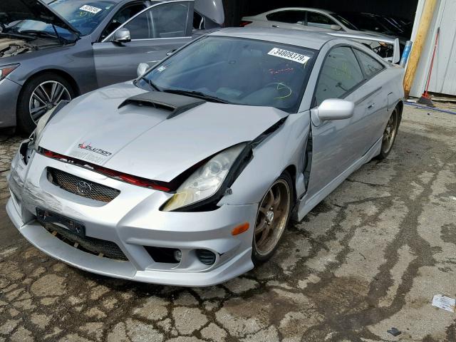 JTDDY32T220052865 - 2002 TOYOTA CELICA GT- SILVER photo 2