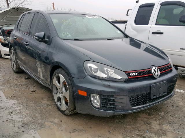 WVWHV7AJ0AW070620 - 2010 VOLKSWAGEN GTI CHARCOAL photo 1