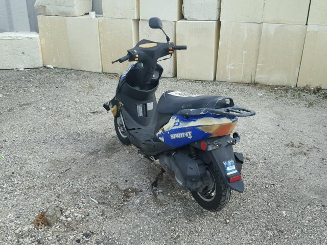 L5YACBPA8D1116724 - 2013 TAIZ SCOOTER BLUE photo 3