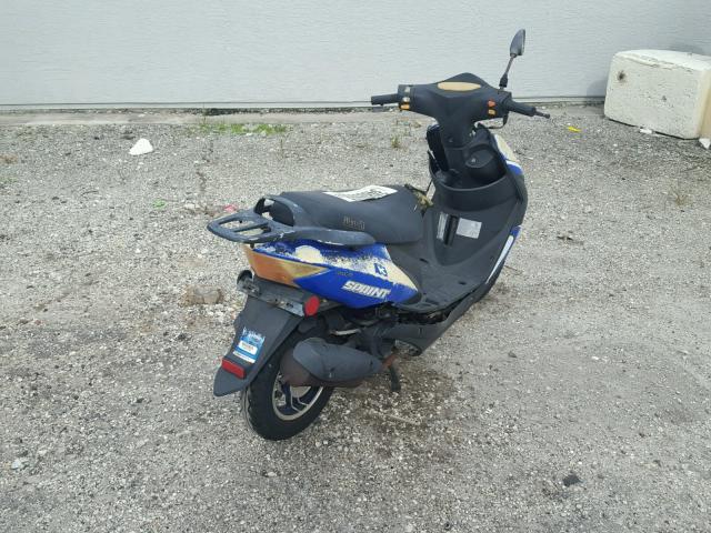 L5YACBPA8D1116724 - 2013 TAIZ SCOOTER BLUE photo 4