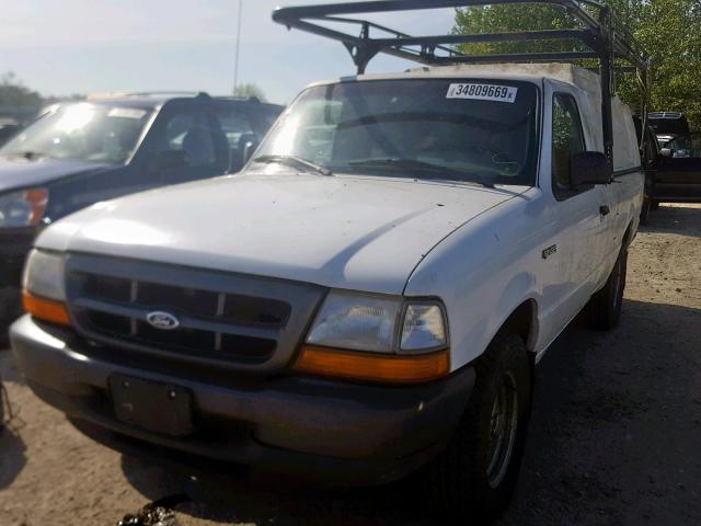 1FTYR10V6YPA59485 - 2000 FORD RANGER WHITE photo 2