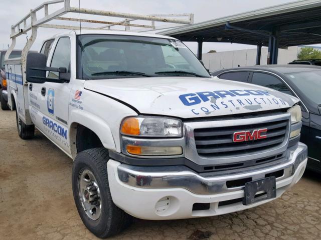 1GDHC23U16F101795 - 2006 GMC SIERRA C25 WHITE photo 1