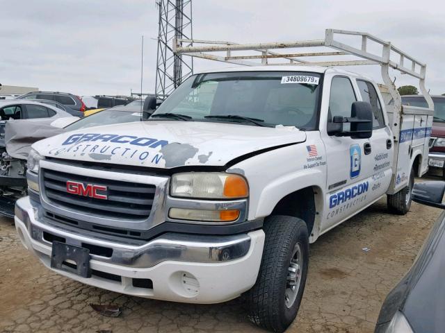 1GDHC23U16F101795 - 2006 GMC SIERRA C25 WHITE photo 2