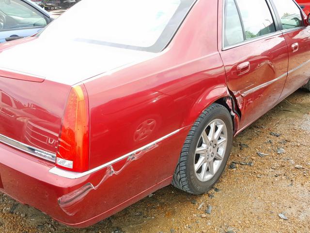 1G6KD5EY9AU115301 - 2010 CADILLAC DTS LUXURY RED photo 9