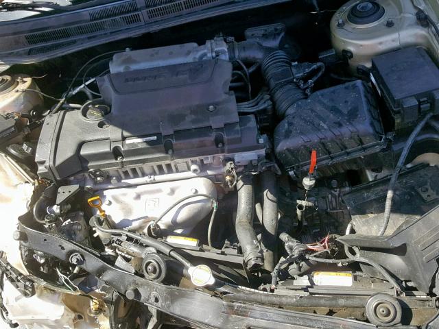 KNAFE222695655427 - 2009 KIA SPECTRA EX GOLD photo 7