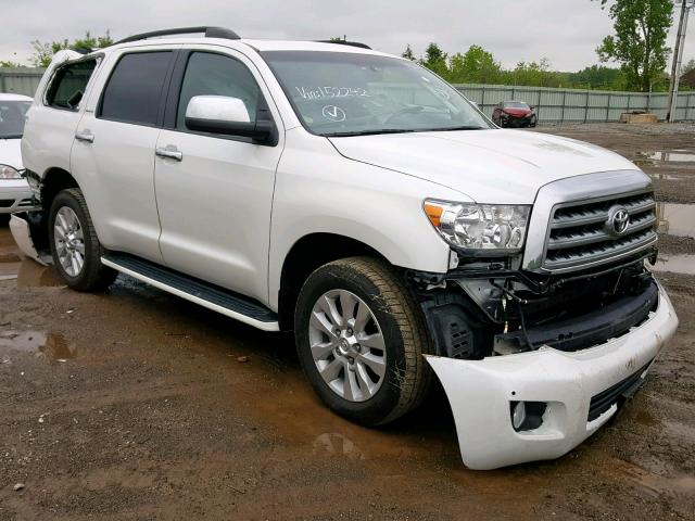 5TDDW5G18HS152242 - 2017 TOYOTA SEQUOIA PL WHITE photo 1