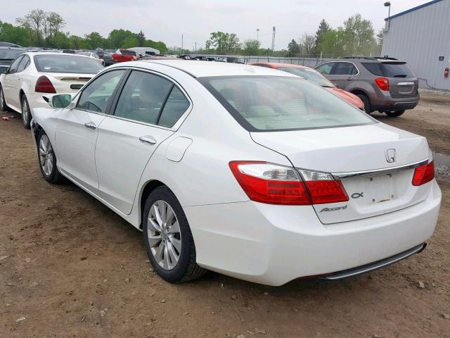 1HGCR2F86EA163380 - 2014 HONDA ACCORD EXL WHITE photo 3