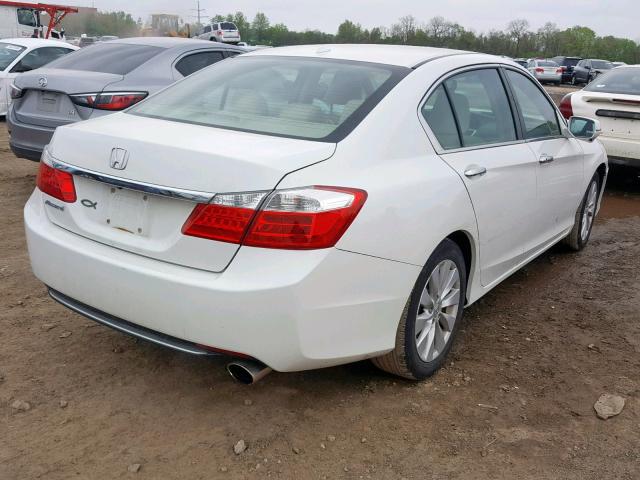 1HGCR2F86EA163380 - 2014 HONDA ACCORD EXL WHITE photo 4