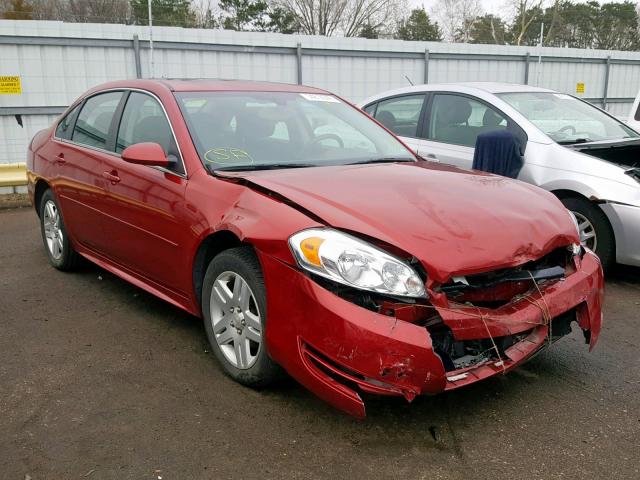 2G1WB5E37F1120355 - 2015 CHEVROLET IMPALA LIM RED photo 1