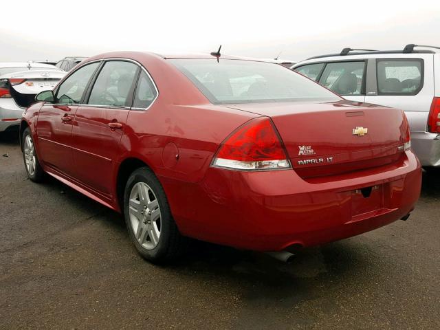 2G1WB5E37F1120355 - 2015 CHEVROLET IMPALA LIM RED photo 3