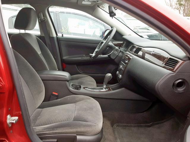 2G1WB5E37F1120355 - 2015 CHEVROLET IMPALA LIM RED photo 5