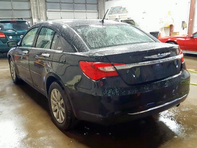 1C3CCBBB8DN678930 - 2013 CHRYSLER 200 TOURIN BLACK photo 3