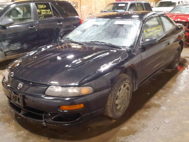 4B3AU42Y1SE203326 - 1995 DODGE AVENGER BLACK photo 2