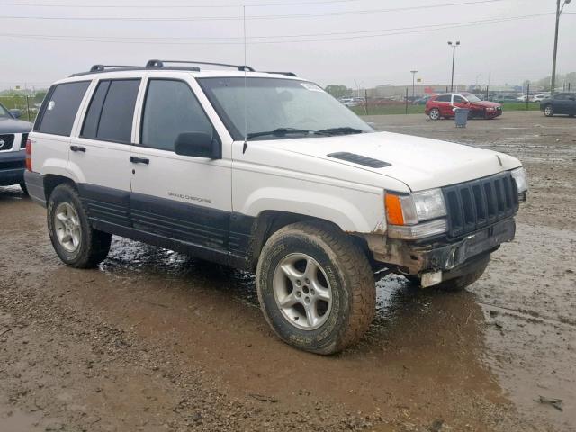 1J4GZ58S1VC756492 - 1997 JEEP GRAND CHER WHITE photo 1