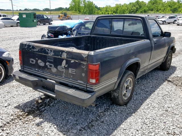 1B7FN64X0JS718160 - 1988 DODGE DAKOTA SPO BLACK photo 4