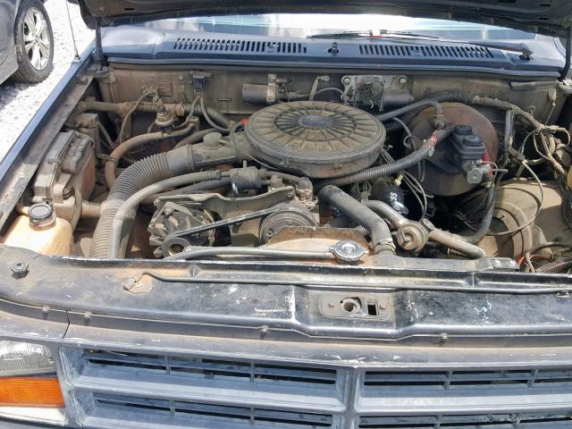 1B7FN64X0JS718160 - 1988 DODGE DAKOTA SPO BLACK photo 7