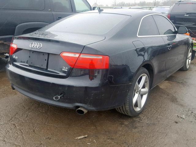 WAUDK78T88A029820 - 2008 AUDI A5 QUATTRO BLACK photo 4