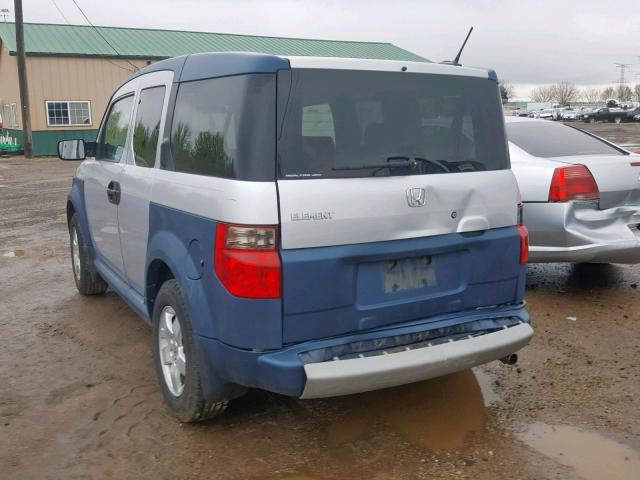 5J6YH28625L009833 - 2005 HONDA ELEMENT EX SILVER photo 3