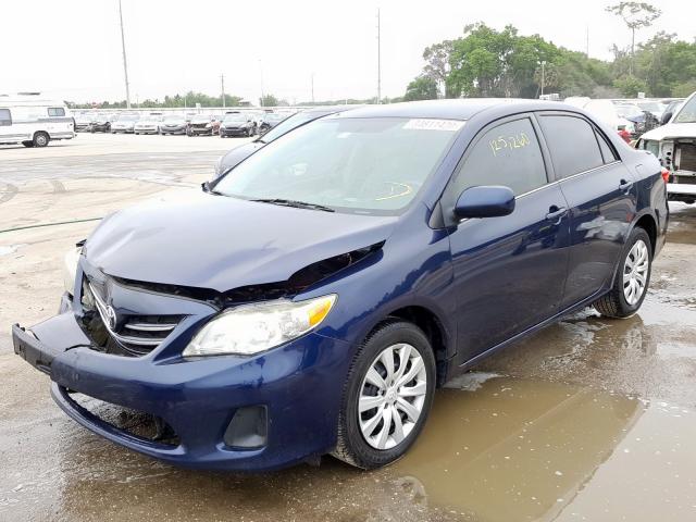 5YFBU4EE0DP160075 - 2013 TOYOTA COROLLA BASE  photo 2