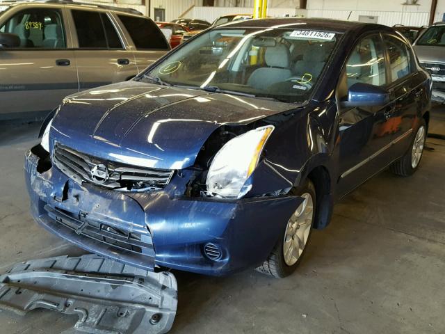 3N1AB6AP6BL647329 - 2011 NISSAN SENTRA 2.0 BLUE photo 2