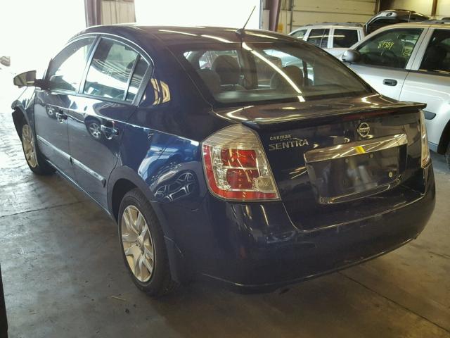 3N1AB6AP6BL647329 - 2011 NISSAN SENTRA 2.0 BLUE photo 3