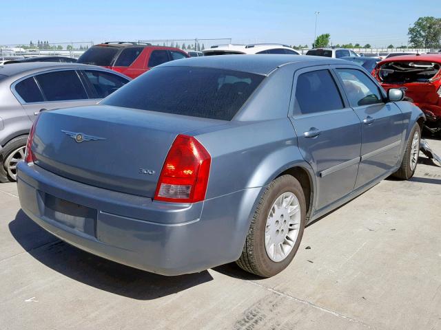 2C3KA43R66H505914 - 2006 CHRYSLER 300 BLUE photo 4