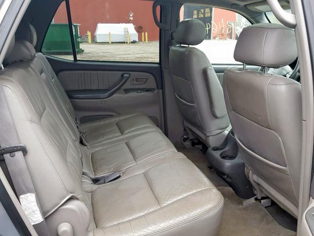 5TDBT48A31S018477 - 2001 TOYOTA SEQUOIA LI GRAY photo 6