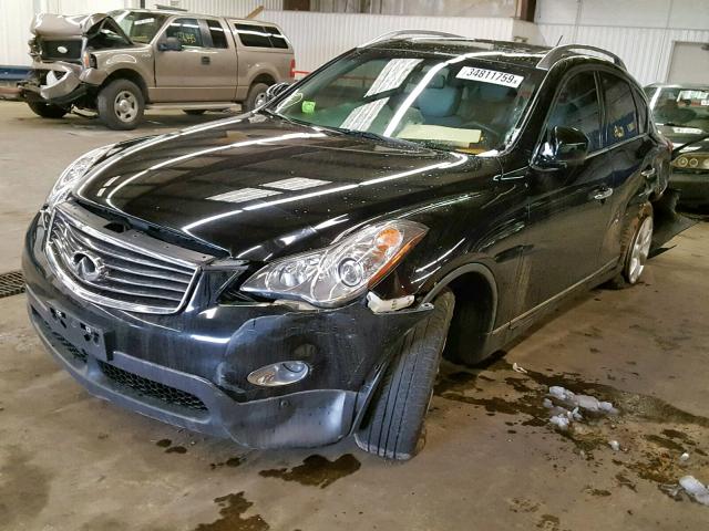 JN1AJ0HR9AM757240 - 2010 INFINITI EX35 BASE BLACK photo 2