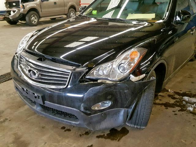 JN1AJ0HR9AM757240 - 2010 INFINITI EX35 BASE BLACK photo 9
