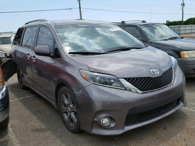 5TDXK3DCXFS660051 - 2015 TOYOTA SIENNA SPO GRAY photo 1