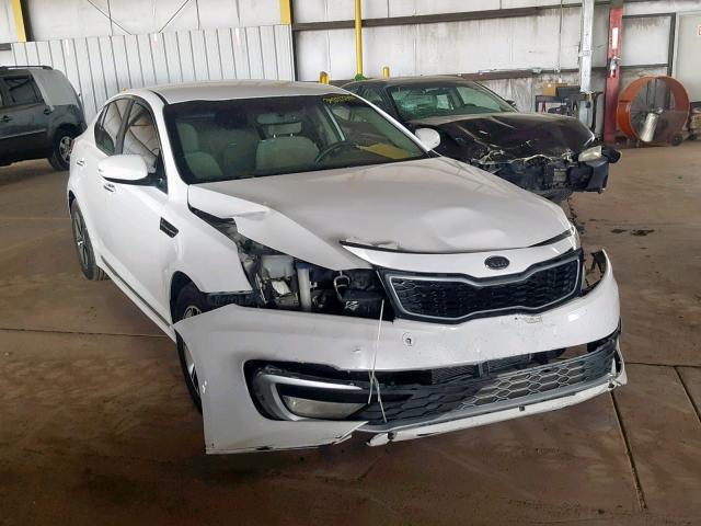 KNAGM4AD0B5006072 - 2011 KIA OPTIMA HYB WHITE photo 1