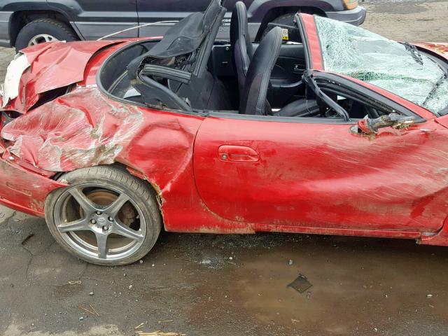 JM1NB354X40405141 - 2004 MAZDA MX-5 MIATA RED photo 9