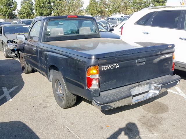 4TANL42N2XZ570516 - 1999 TOYOTA TACOMA BLACK photo 3