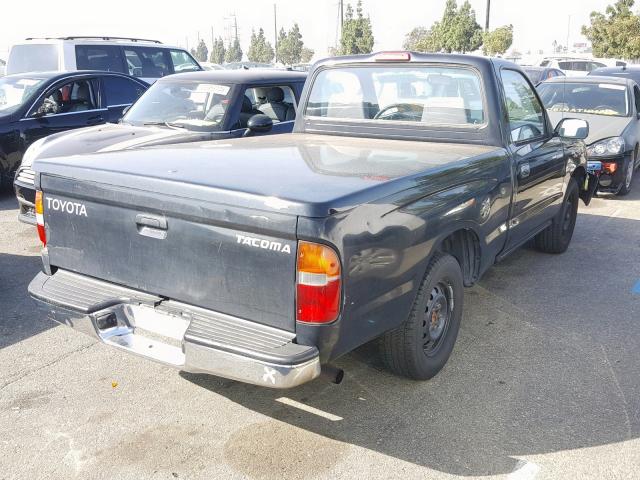 4TANL42N2XZ570516 - 1999 TOYOTA TACOMA BLACK photo 4