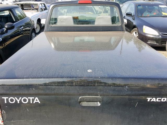 4TANL42N2XZ570516 - 1999 TOYOTA TACOMA BLACK photo 6