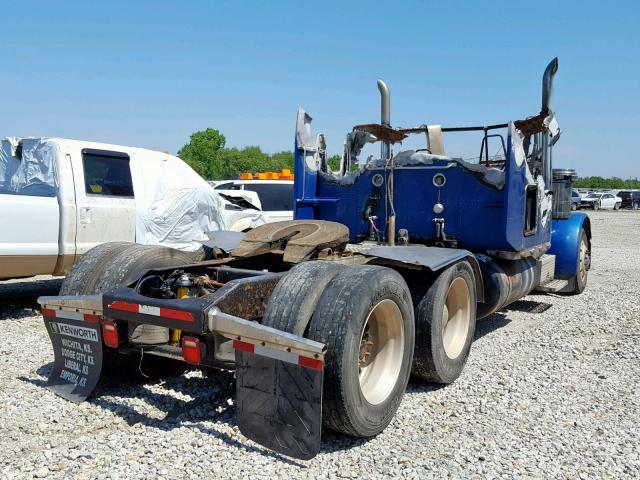 1XP5DU9X65D839098 - 2005 PETERBILT 379 BLUE photo 4