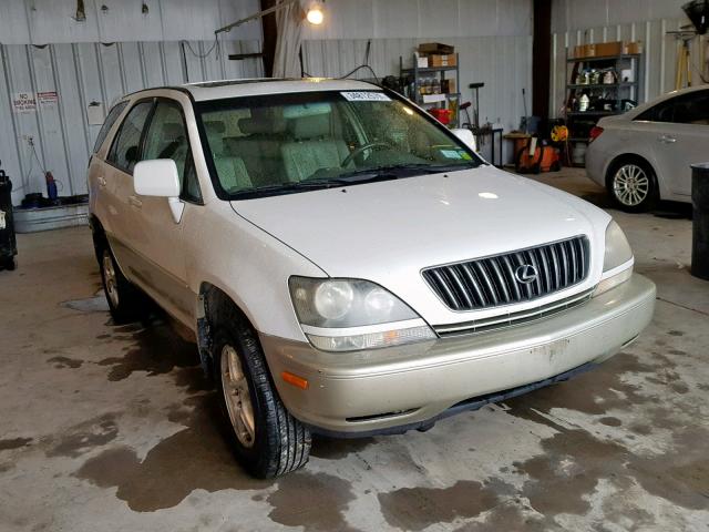 JT6HF10U1Y0104672 - 2000 LEXUS RX 300 WHITE photo 1